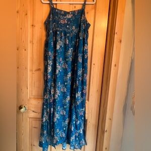 NATURAL LIFE Patti side slit SUNDRESS SZ m